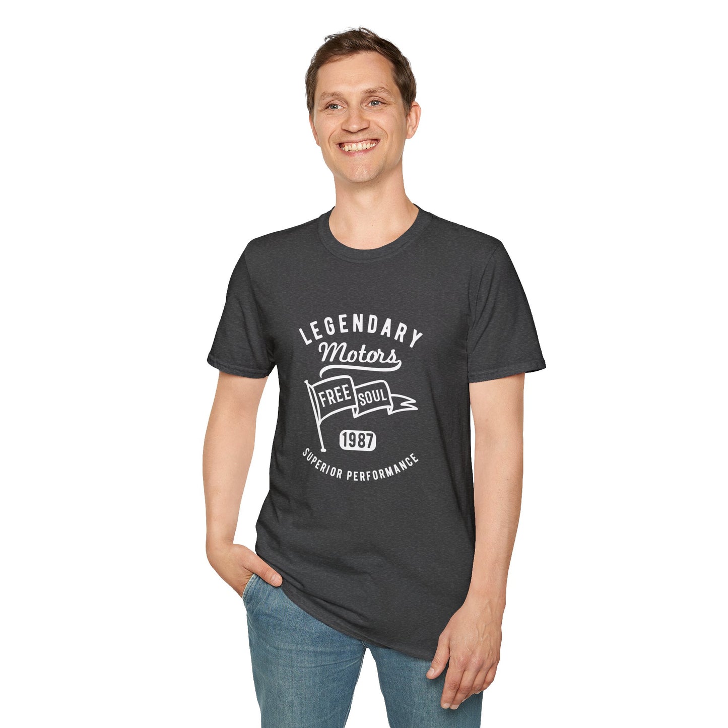 Legendary Motors Free Vintage Design Motorcycle T-Shirt