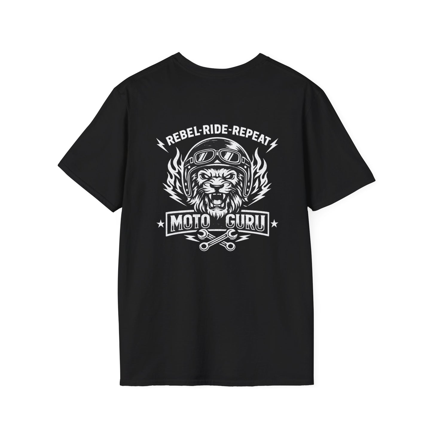 Rebel - Ride - Repeat Lion and Wrench