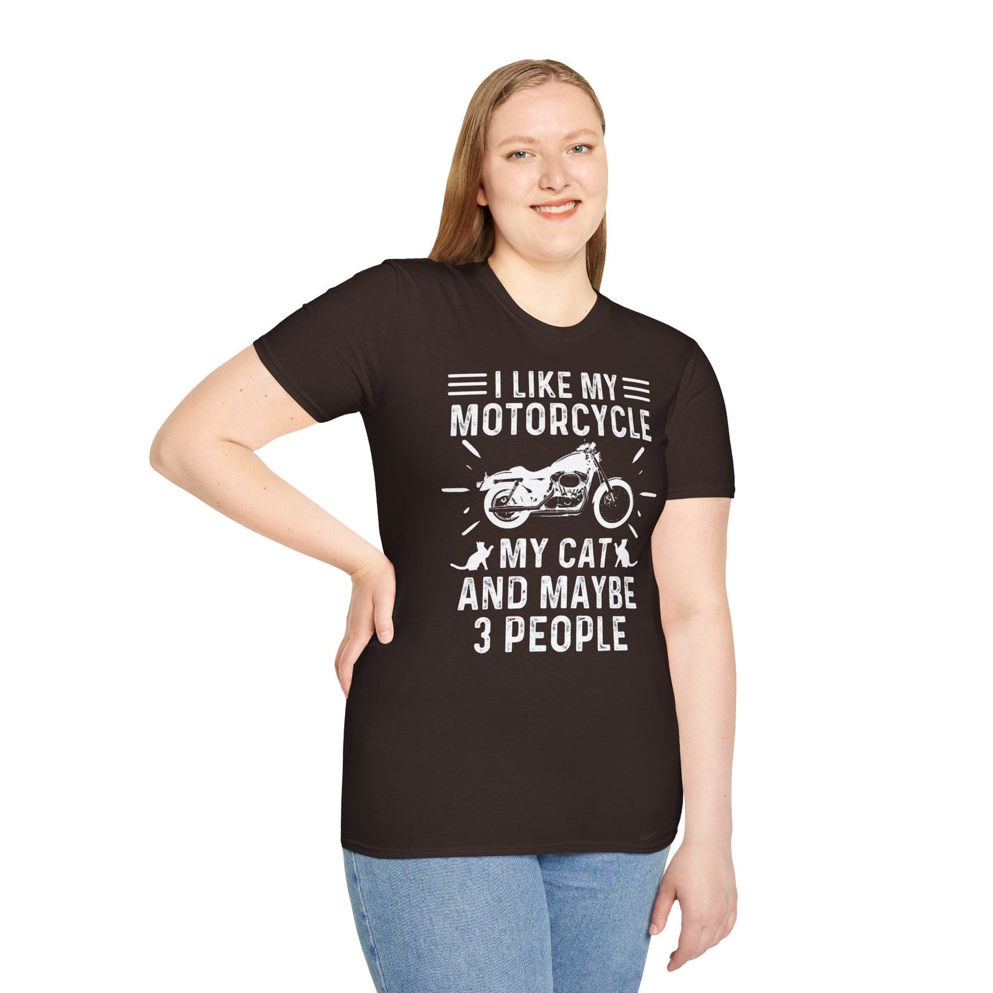 I Like My Motorcycle Vintage Design Motorcycle T-Shirt