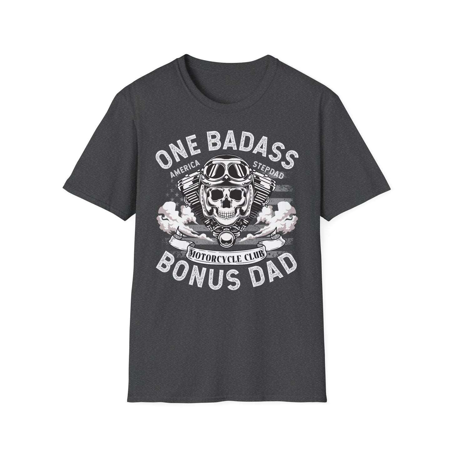 Badass Dad Motorcycle Vintage Design Motorcycle T Shirt