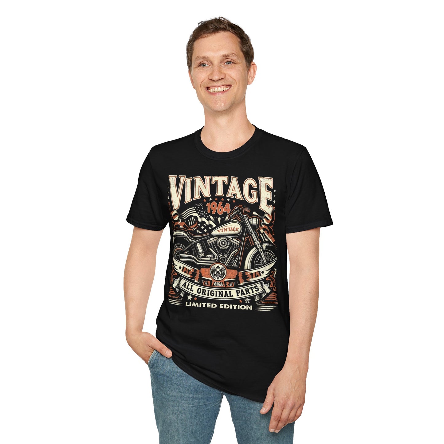 Vintage 1964 Vintage Design Motorcycle T-Shirt