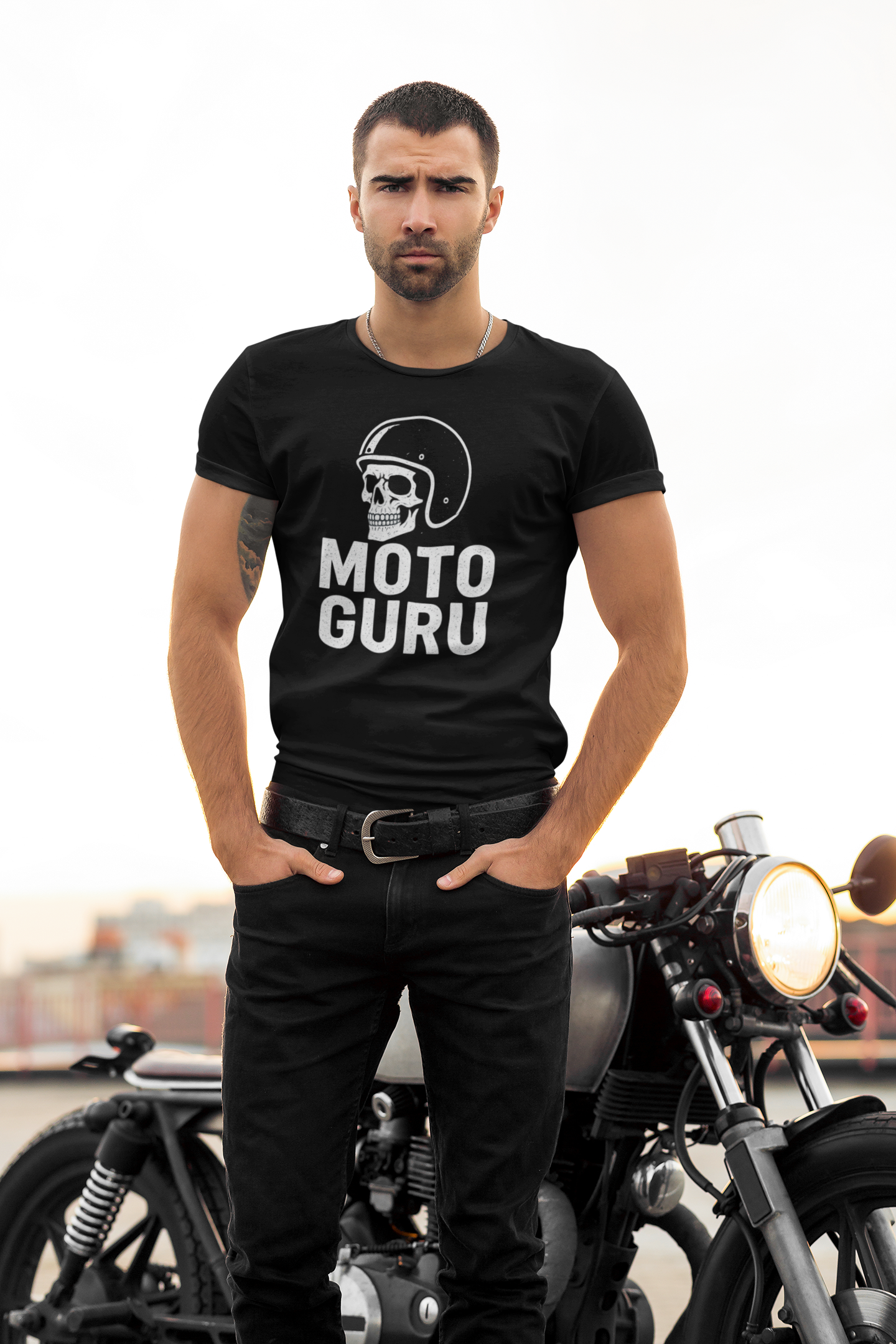 Moto Guru Skull