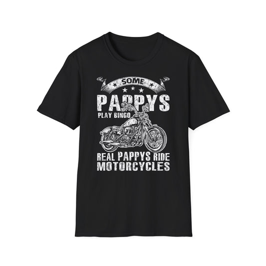 Som Pappy's play Bingo Vintage Design Motorcycle T-Shirt