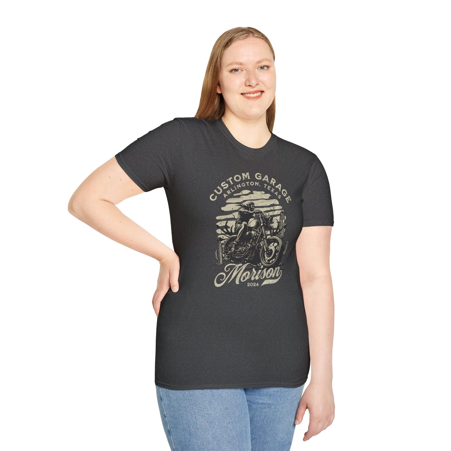 Custom Garage Vintage Design Motorcycle T-Shirt