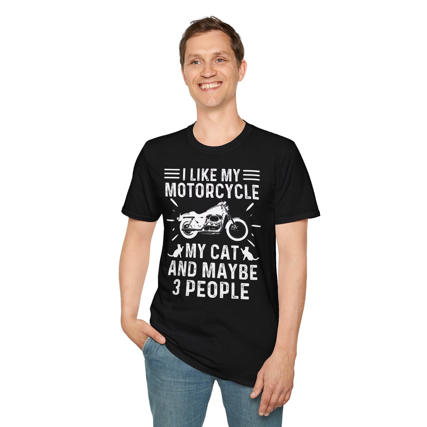 I Like My Motorcycle Vintage Design Motorcycle T-Shirt