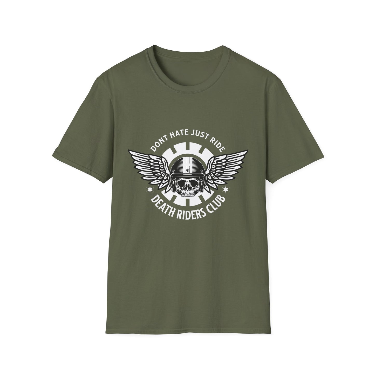 Death Rider's Club Vintage Design Motorcycle T-Shirt
